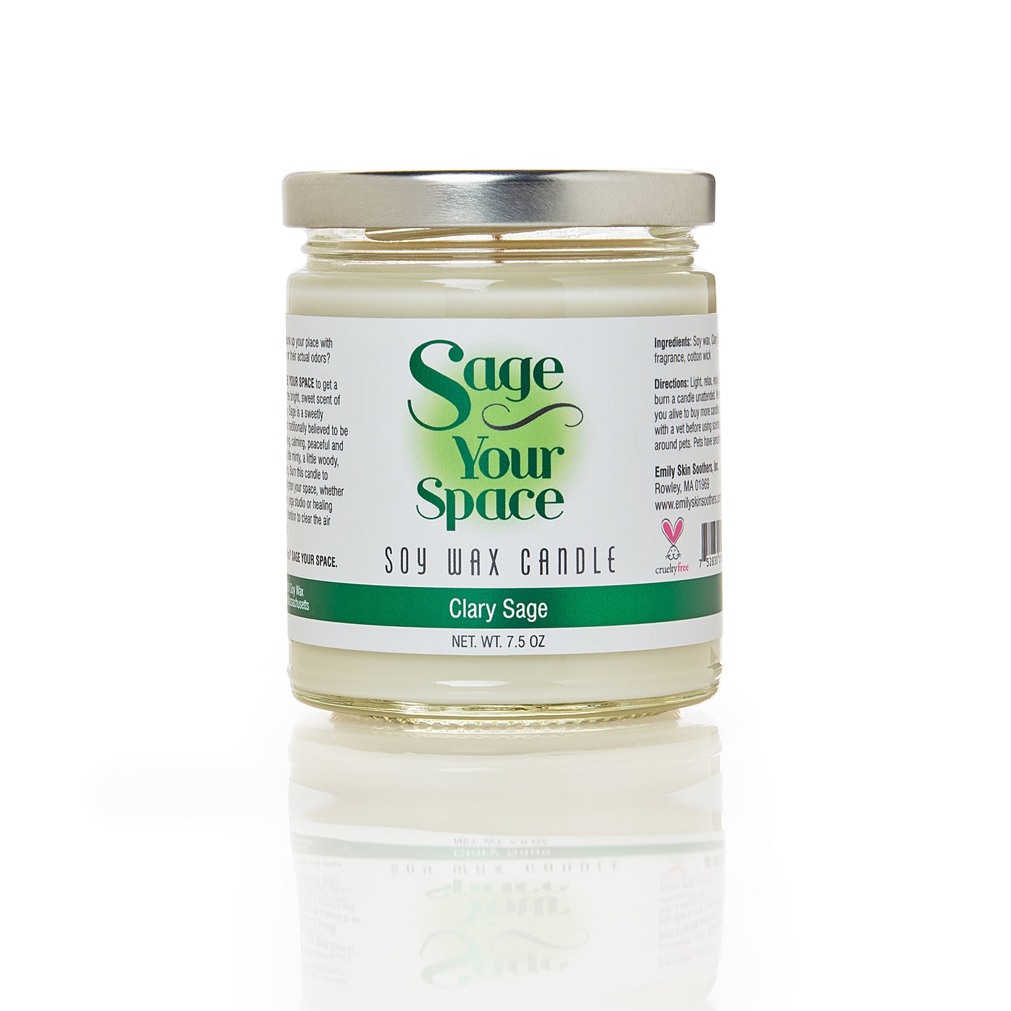 Sage Your Space Candles - Clary Sage