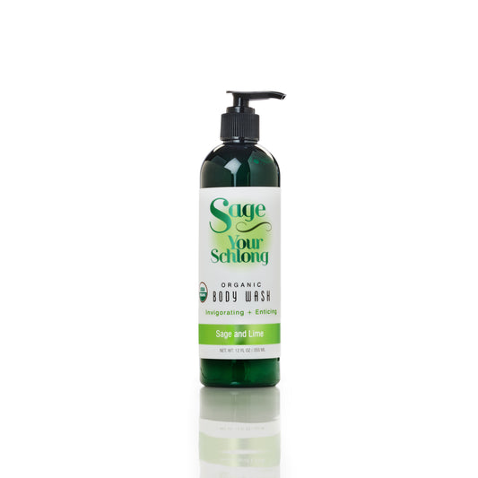Sage Your Schlong Organic Body Wash: Sage and Lime (12 oz.)
