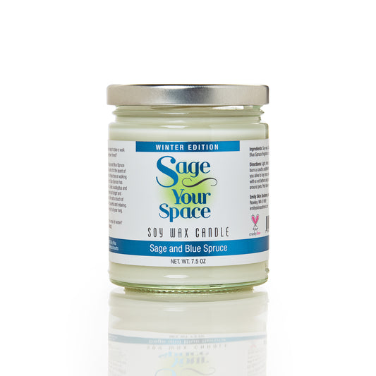 Sage Your Space Candles - Sage and Blue Spruce
