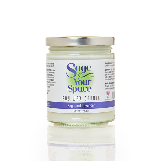 Sage Your Space Candles - Sage and Lavender
